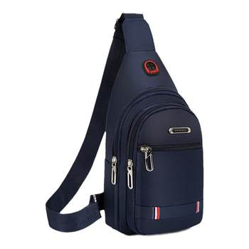 2023 ຖົງຫນ້າເອິກໃຫມ່ຜູ້ຊາຍ Bag Shoulder Crossbody Bag Casual Crossbody Bag Oxford Cloth Chest Crossbody Bag Small Bag