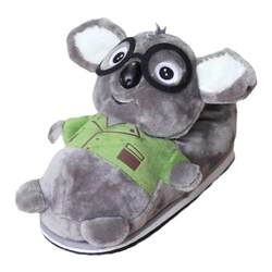 Cartoon slippers koala Korean style home cute cotton shoes animal foot wrap internet celebrity plus velvet lightweight warm and thickened personality