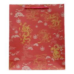 Year of the Dragon gift bag orange retro gift bag Chinese style wedding candy bag Chinese style return gift kraft paper handbag