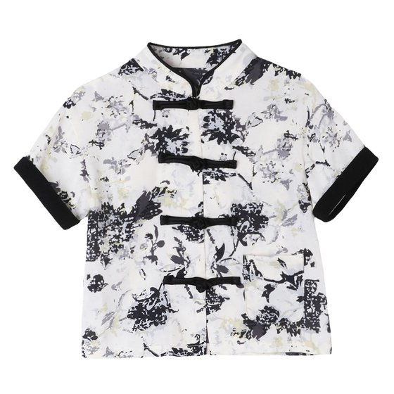 Chen Dazhu L mother bombed the street room and child installation 2023 summer new models different parent -child national style male baby set
Chen Dazhu L mother bombed the street room and child installation 2023 summer new models different parent -child national style male baby set