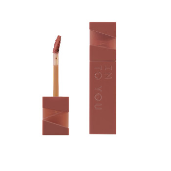 INTO YOU Light Mist Printed Lip Glaze Velvet Matte Lipstick Niche Brand ລິບສະຕິກຕິດທົນນານ