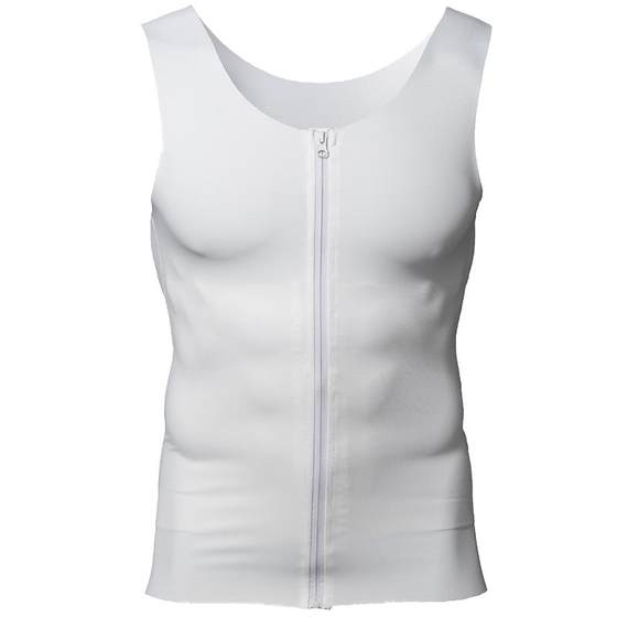 Insmanx men's body shaping jacket zipper, no trace of chest, abdomen vest, venom, waist pressure to collect beer belly Insmanx men's body shaping jacket zipper, no trace of chest, abdomen vest, venom, waist pressure to collect beer belly