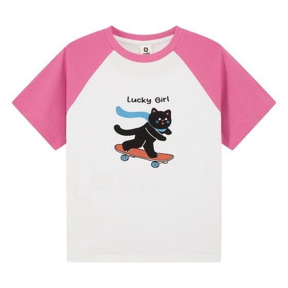 Zuoxi Girls Short-sleeved T-shirt Cool Children's Summer Half-sleeved 2025 New Girls Casual Top Trendy
Zuoxi Girls Short-sleeved T-shirt Cool Children's Summer Half-sleeved 2025 New Girls Casual Top Trendy