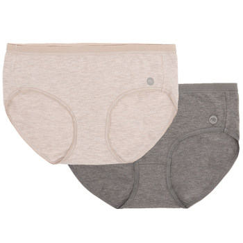 Nest Designs Bamboo Fiber Panties Women's 2-Pack Spring and Summer Breathable and Comfortable Briefs Shorts for Women