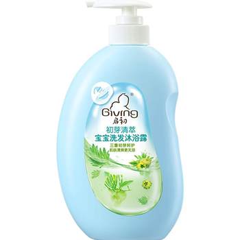 Qi Chu Chu Ya Qing Extract Shampoo and Shower Gel 2-in-1 Baby Care Refreshing, Mild and Tear-Free 620ml 1 Bottle