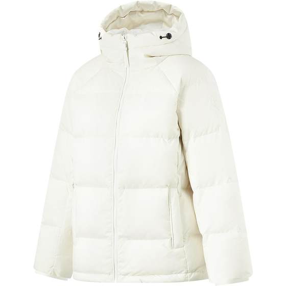 Li Ning short short down jacket for women official genuine fitness series water-repellent and warm hooded duck down sportswear Li Ning short short down jacket for women official genuine fitness series water-repellent and warm hooded duck down sportswear
