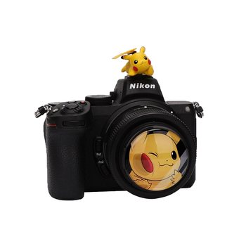 ກ້ອງຖ່າຍຮູບກາຕູນ Pikachu ເລນປົກຫຸ້ມເກີບຮ້ອນ M50 ຂະຫນາດນ້ອຍ spittoon 49mm ເຫມາະສໍາລັບ Sony, Fuji, Nikon, Canon R50