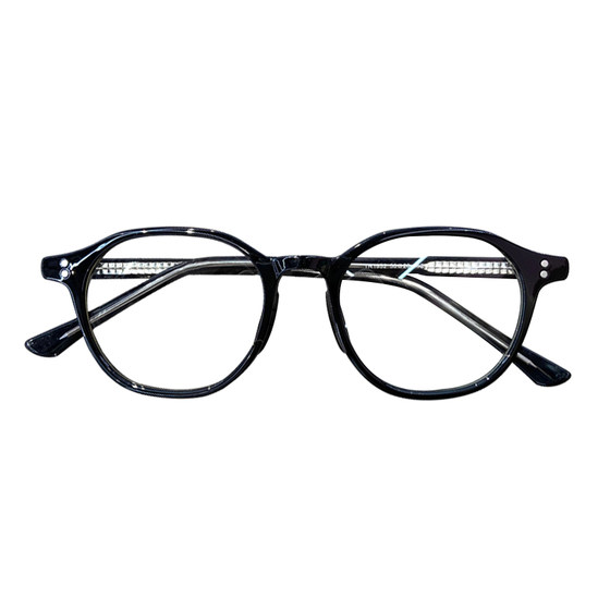 Korean edition tide retro black can be equipped with close -the -vision glasses frame feminine big face shows thin and radiated anti -blue light men Korean edition tide retro black can be equipped with close -the -vision glasses frame feminine big face shows thin and radiated anti -blue light men