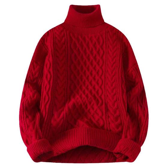 Can roll the turtleneck sweater male red dragon year ordered young students couple couple in autumn and winter plus velvet thick sweater
Can roll the turtleneck sweater male red dragon year ordered young students couple couple in autumn and winter plus velvet thick sweater