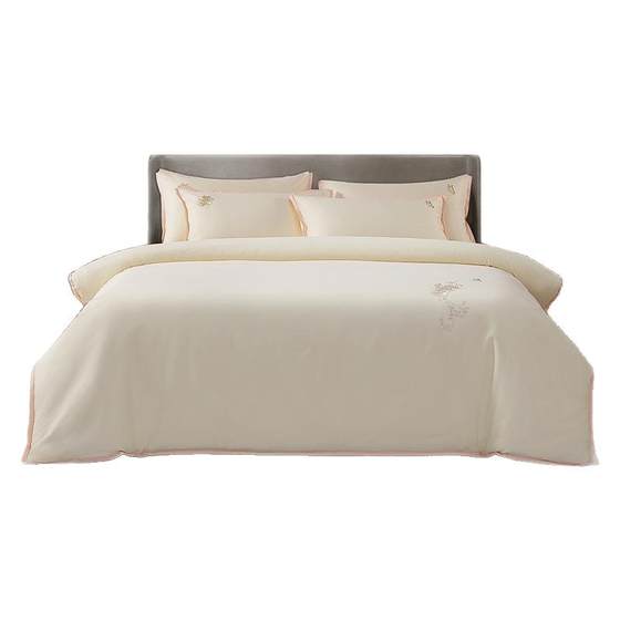Mercury Home Textile New Chinese Embroidery Kit 60 Long Waist Cotton Satin Four-Piece Set Antibacterial Quilt Cover Bedding Clothes
Mercury Home Textile New Chinese Embroidery Kit 60 Long Waist Cotton Satin Four-Piece Set Antibacterial Quilt Cover Bedding Clothes