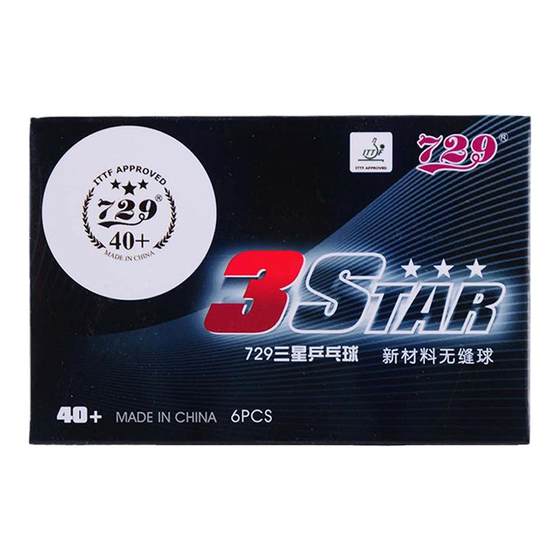 Yinglian Friendship 729 Table Tennis Three-star 3-star seamless ball S40+ National Games WTT training competition ball
Yinglian Friendship 729 Table Tennis Three-star 3-star seamless ball S40+ National Games WTT training competition ball