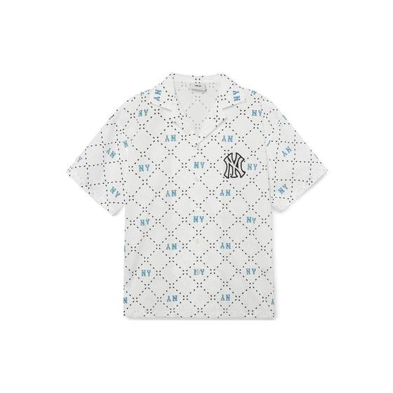 MLB checked embroidered comfortable soft breathable buttoned V-neck short-sleeved shirt for women white
MLB checked embroidered comfortable soft breathable buttoned V-neck short-sleeved shirt for women white