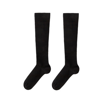 SINSIN calf socks black women's mid-tube spring and autumn long tube socks knee-length socks jk pressure slimming leg