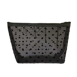 Cosmetic bag portable mesh storage bag women ins portable travel small large capacity toiletry bag lipstick storage bag