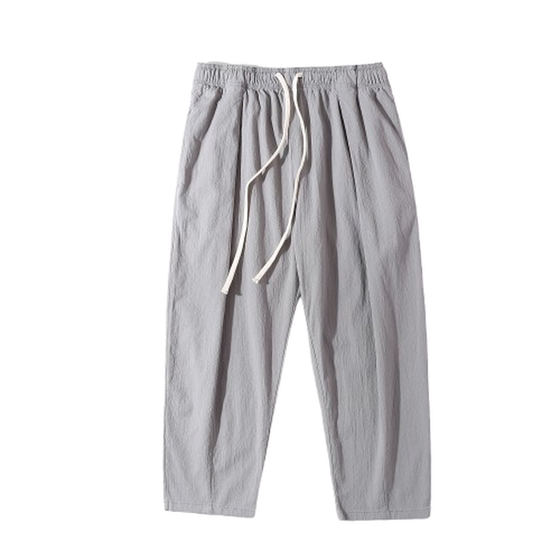 BOLM summer Japanese imitation cotton linen nine-point casual pants men's pure cotton straight pants solid color thin small foot lantern pants
BOLM summer Japanese imitation cotton linen nine-point casual pants men's pure cotton straight pants solid color thin small foot lantern pants