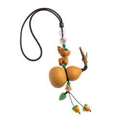 Creative safe gourd deer car car pendant car interior accessories new 2024 decorative ornaments pendant