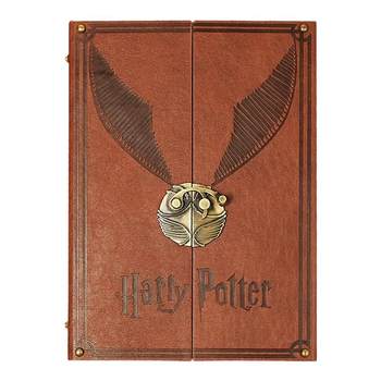 Harry Potter ຂອງແທ້ edition peripheral Golden Snitch hinge notebook ນັກຮຽນເຄື່ອງຂຽນ diary ໂຮງຮຽນ