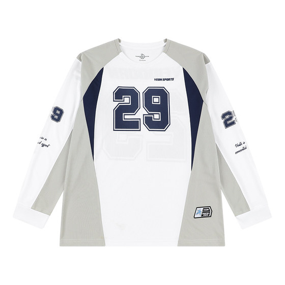 Weidong Long sleeved Racing Shooting Shirt Men's American Basketball Training Shirt Sports Running Top Breathable Mesh Trendy V Weidong Long sleeved Racing Shooting Shirt Men's American Basketball Training Shirt Sports Running Top Breathable Mesh Trendy V