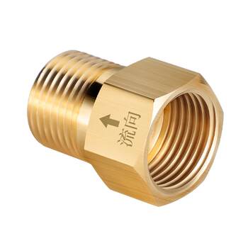 One-way check valve bathroom pipe toilet anti-return water meter check valve water heater 4-point check valve