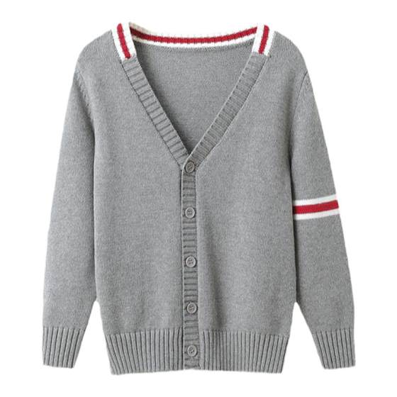 Girls cardigan sweater children elementary school student kindergarten boy knitted school uniform gray big boy girl coat
Girls cardigan sweater children elementary school student kindergarten boy knitted school uniform gray big boy girl coat