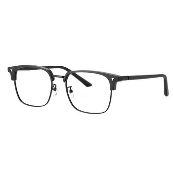 ແວ່ນຕາ Myopia ສໍາລັບຜູ້ຊາຍອອນໄລນ໌ສາມາດໄດ້ຮັບການຕິດຕັ້ງດ້ວຍ astigmatism ultra-light half-frame ປ່ຽນສີຕາແວ່ນຕາຕ້ານແສງ myopia ສີຟ້າ.