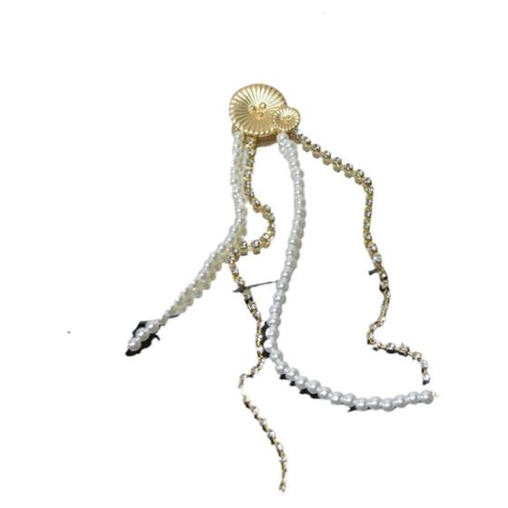 Retro luxury high-end pearl tassel pin chain diamond brooch men and women corsage autumn and winter blazer accessories
Retro luxury high-end pearl tassel pin chain diamond brooch men and women corsage autumn and winter blazer accessories