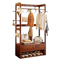 Nanyuan coat rack floor-standing bedroom home clothes rack entry door shoe rack integrated storage rack clothes storage rack