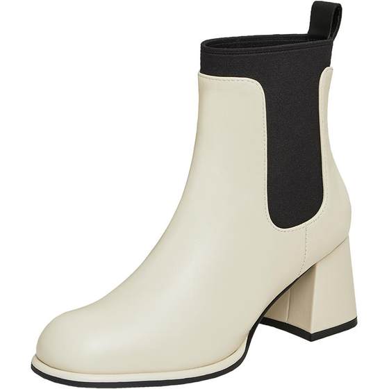 Tianmeiyi casual thick heel fashion boots small ankle boots women's shoes high heel short boots leather boots new winter style CNL40DD3 Tianmeiyi casual thick heel fashion boots small ankle boots women's shoes high heel short boots leather boots new winter style CNL40DD3