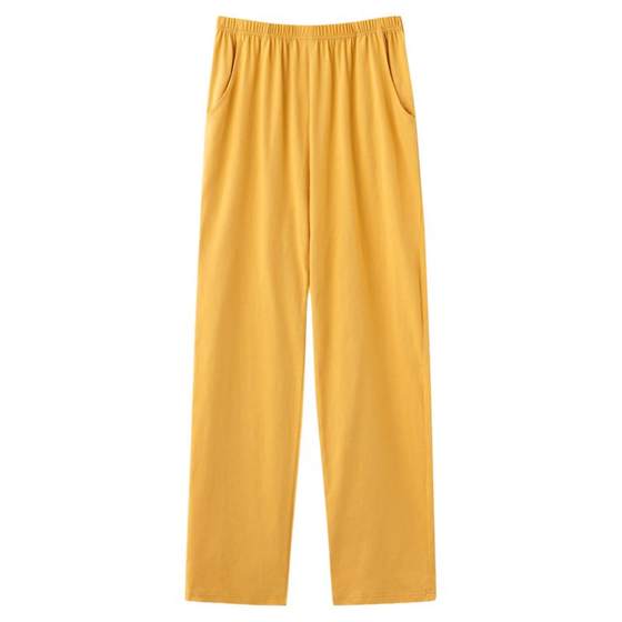 Fenteng Pavilion Female Cotton Summer Summer Four Seasons straight home wearing leisure sports home cotton trousers Fenteng Pavilion Female Cotton Summer Summer Four Seasons straight home wearing leisure sports home cotton trousers