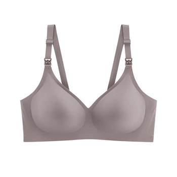 Gongxun nursing bra push-up anti-sagging maternity bra ການຖືພາພິເສດຂອງແມ່ຍິງຫຼັງເກີດລູກດ້ວຍນົມແມ່ bra seamless bra