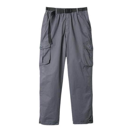 Summer thin workplower pants men's multi -pocket loose casual pants straight outdoor sports pants large size work pants cotton cotton Summer thin workplower pants men's multi -pocket loose casual pants straight outdoor sports pants large size work pants cotton cotton