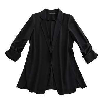 2024 summer large size slim chiffon professional small suit jacket for women with three-quarter sleeves for fat mm 200 ປອນ