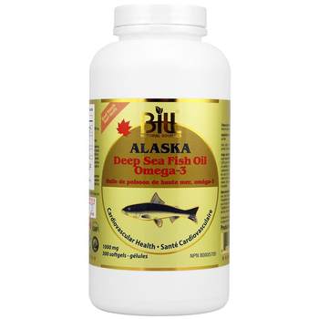 BILL Canadian Deep Sea Fish Oil Capsules ຄວາມບໍລິສຸດສູງ 1000mg ອຸດົມໄປດ້ວຍ Omega-3 Alaskan Deep Sea Fish Oil