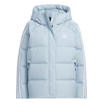600 Puff Loose Outdoor Warm Hooded Duck Down Jacket Women's Adidas Adidas Official Light Sports