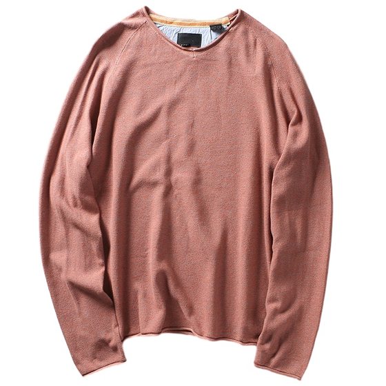 Exit Europe and the United States! Rolling V -neck thin air -breathable men's loose bottoming breathable sweater knitwear single wear versatile Exit Europe and the United States! Rolling V -neck thin air -breathable men's loose bottoming breathable sweater knitwear single wear versatile