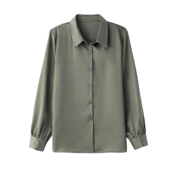 Women's 2025 new summer shirt silk top fashionable women high-end versatile long-sleeved shirt women
Women's 2025 new summer shirt silk top fashionable women high-end versatile long-sleeved shirt women