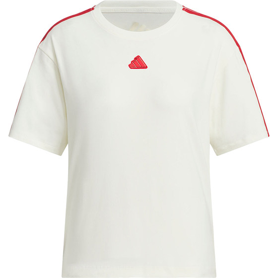 Adidas/Adidas official genuine CW SS TEE women's sports loose short-sleeved T-shirt JW6664
Adidas/Adidas official genuine CW SS TEE women's sports loose short-sleeved T-shirt JW6664