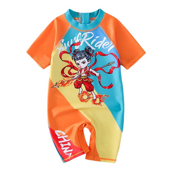Children's swimsuit 2025 new boy Nezha one-piece swimsuit baby cartoon beach vacation quick-drying swimsuit
Children's swimsuit 2025 new boy Nezha one-piece swimsuit baby cartoon beach vacation quick-drying swimsuit