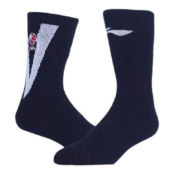 Li Ning CBA basketball socks men's PE player version winter professional sweat-absorbent mid-tube towel socks elite socks sports socks