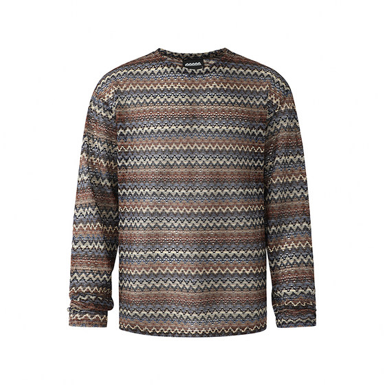 MRCYC summer thin knitted sun protection suit men's striped round neck long-sleeved T-shirt Korean loose couple top
MRCYC summer thin knitted sun protection suit men's striped round neck long-sleeved T-shirt Korean loose couple top