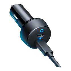 Anker car charger is suitable for Apple PD40w dual C port super fast charging car cigarette lighter car charger