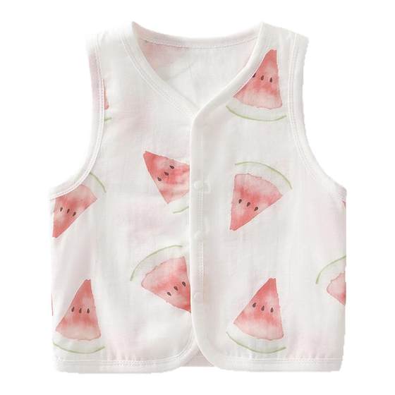 Summer baby pure cotton gauze vest vest summer men and women gauze horse clip top vest vest vest clothes Summer baby pure cotton gauze vest vest summer men and women gauze horse clip top vest vest vest clothes