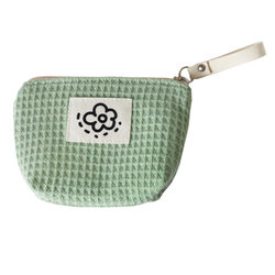 Small purse female mini cute 2023 new fabric card bag zipper coin bag soft cloth mouth red collection bag