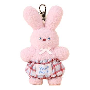 VANWALK odd school sweetheart bunny bear bag pendant keychain pendant plush doll ins