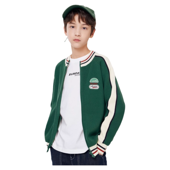 Balabala boys sweater big children loose knitted sweater cardigan children sweater 2025 spring and autumn new children's clothing trend
Balabala boys sweater big children loose knitted sweater cardigan children sweater 2025 spring and autumn new children's clothing trend