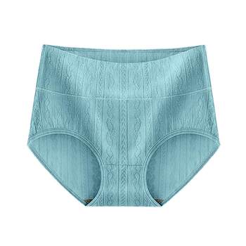 ຊຸດຊັ້ນໃນຂອງແມ່ຍິງຜ້າຝ້າຍບໍລິສຸດ Graphene Antibacterial Belly Controlling Waist Girly Style Cotton Breathable Triangle Shorts 2024 New Style