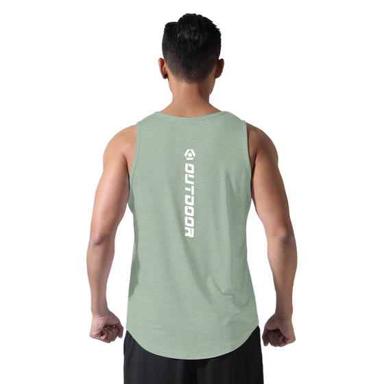 Sports vest men's ice silk thin fitness quick drying clothes summer running basketball training clothes sleeveless sweat absorbing T-shirt Sports vest men's ice silk thin fitness quick drying clothes summer running basketball training clothes sleeveless sweat absorbing T-shirt