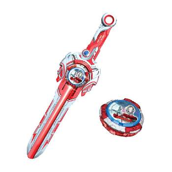 Audi Double Diamond Hurricane Fighting Spirit 6 Ultraman Fighting Holy Sword Spin Gyro Boy Rotating Toy Disk Children