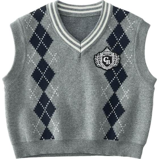 Qiqi Bear boy knitted vest children's vest pure cotton baby college Fengqiu girls sweater baby knitted sweater
Qiqi Bear boy knitted vest children's vest pure cotton baby college Fengqiu girls sweater baby knitted sweater