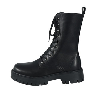 Martin boots men's British style high top leather workwear motorcycle boots men's heightening summer ເກີບຫນັງສູງໃຫມ່
